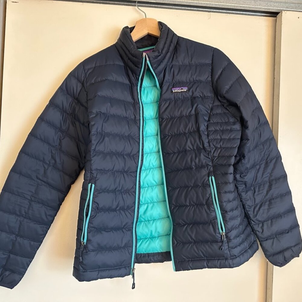 Patagonia Women's Down Puffer Jacket Navy Size Small
